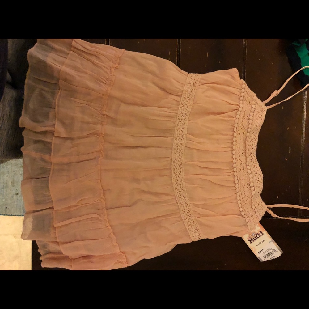 Mudd peach tank top